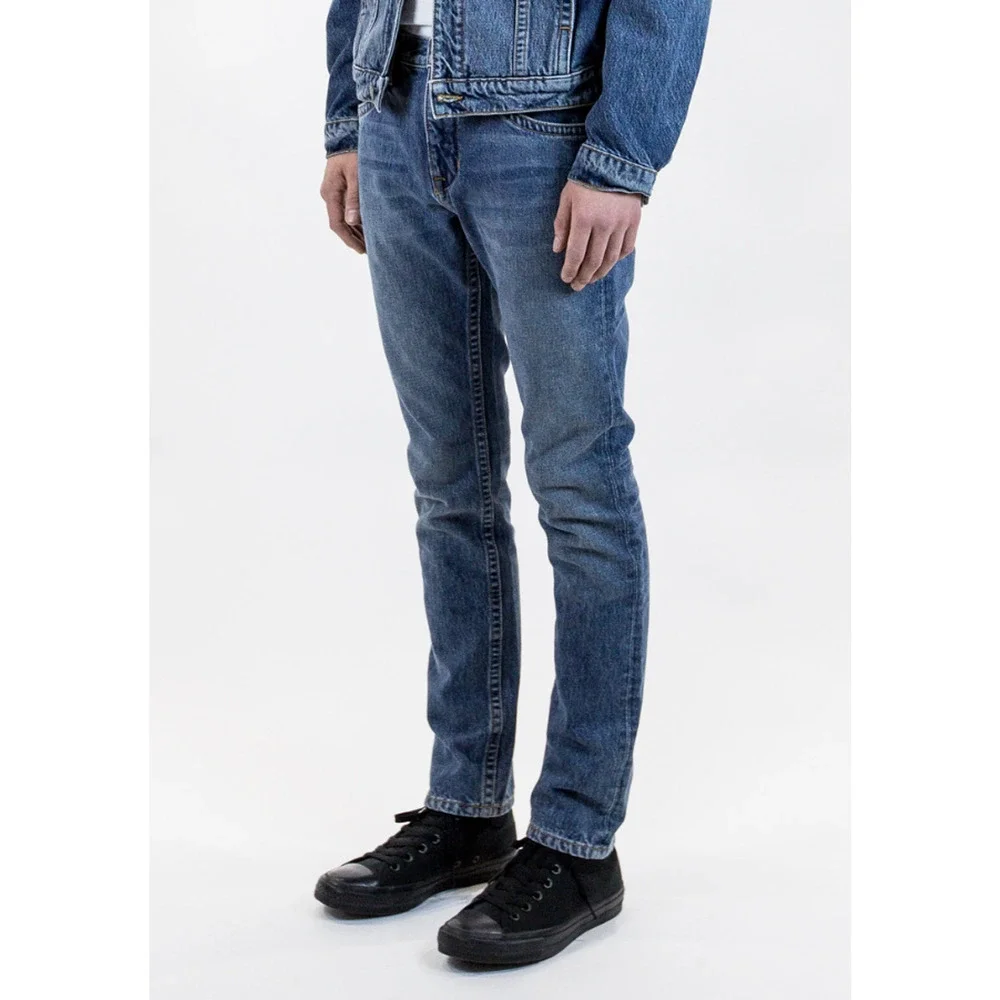 Helmut Lang MR 87 Heritage Slim Jeans Mens 30x30 Blue Denim Designer USA Made